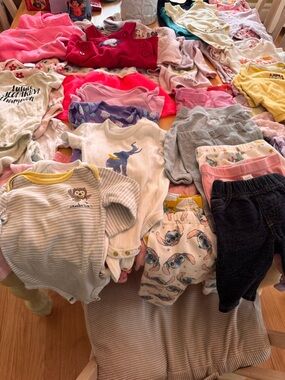 Mixed Baby Clothing Bundle - girls sizes 0-6mos